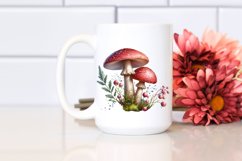 Mushroom,Watercolor PNG Product Image 2