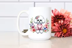 Bichon Frise Funny Haircut Clipart Product Image 2