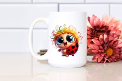 Colorful Small Baby Ladybug | Clipart Product Image 2