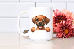 Crazy Looking Baby Rhodesian Ridgeback Clipart Product Image 2