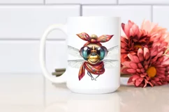 Dragonfly with Silk Scarf and Sunglasses | Clipart Product Image 2