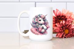 Colorful Baby Unicorn in Harlem Ballroom, PNG Product Image 2