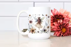 Washed Watercolor Boho Fairy, Transparent PNG Product Image 2