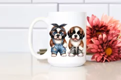 Baby Saint Bernard Fancy es Clipart Product Image 2