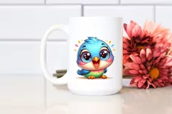 Colorful Small Baby Finch | Clipart Product Image 2