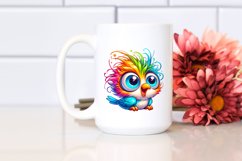 Colorful Small Baby Finch | Clipart Product Image 2