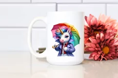Revolted Baby Unicorn Posing PNG Product Image 2