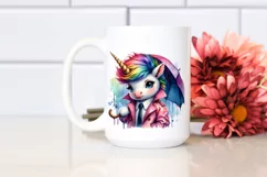 Revolted Baby Unicorn Posing PNG Product Image 2