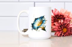 Abstract Glossy Morning Glory Clipart Product Image 2