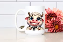 Funny Baby Bull Lamb PNG Product Image 2