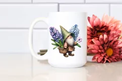 Detailed Gnome Hyacinth Bouquet | Sublimation | Clipart Product Image 2
