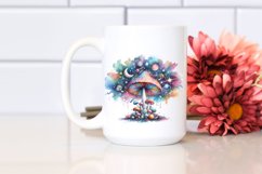 Colorful Magical Celestial Astral Mushroom | Sublimation Product Image 2