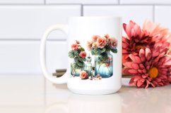 Watercolor Bottle Begonia | Clipart Product Image 2