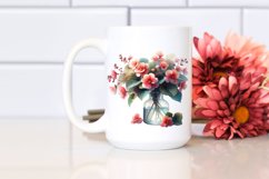 Watercolor Bottle Begonia | Clipart Product Image 2