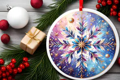 Round Christmass Ornament PNG Product Image 2