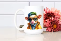 Vibrant Monkey Made of Flowers PNG Product Image 2