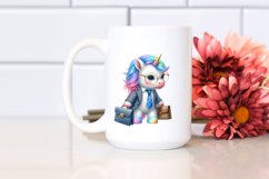 Cute Baby Unicorn Equipped for Business | Sublimation | Product Image 2
