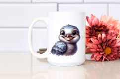 Funny Baby Dove Portrait | Sublimation | Clipart Product Image 2