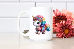 Colorful Pastel Baby Unicorn Volta Dancer's Outfit PNG Product Image 2