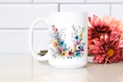 Colorful Wild Flowers Abstract PNG Product Image 2