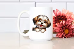 Watercolor Funny Baby Havanese Cartoon Product Image 2
