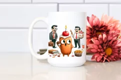 Funny Vibrant Scene in Watercolor Product Image 2