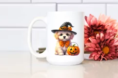 Cute Baby Dog Dressed for Halloween|Clipart Product Image 2