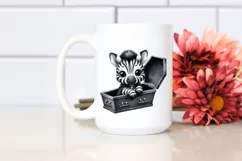 Cute Baby Zebra in Witch Potion, High-Quality PNG Product Image 2