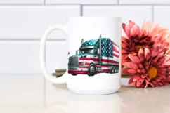 Abstract Truck Summer Sticker Sublimation Clipart Product Image 2