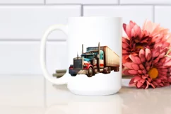 Abstract Truck Summer Sticker Sublimation Clipart Product Image 2