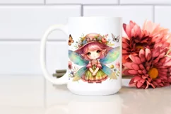 Colorful Small Cute Fairy Watercolor Product Image 2