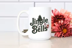 Retro Jingle Bells Clipart PNG Product Image 2