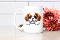 Funny Baby Cavalier King Charles Spaniel | Clipart Product Image 2