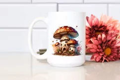 Detailed Stained Mushroom PNG Product Image 2