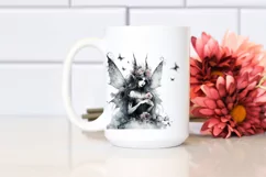 Whimsical Gothic Fairy Artwork, High-Res PNG Product Image 2
