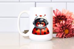 Astronaut Ladybug Drawing Product Image 2
