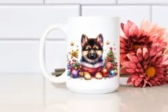 Vibrant German Shepherd Illustration, High-Res PNG Product Image 2