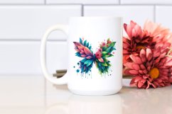 Abstract Vibrant Butterfly, PNG Product Image 2