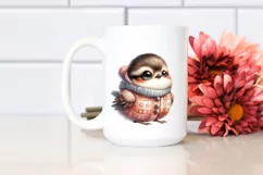Cute Baby Bird with Huge Eyes PNG Product Image 2