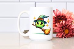 Vibrant Cute Broom Watercolor Product Image 2