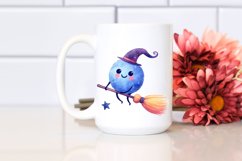 Vibrant Cute Broom Watercolor Product Image 2