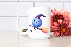 Vibrant Cute Broom Watercolor Product Image 2