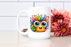 Colorful Cute Cartoon Baby Snail | Sublimation | Clipart Product Image 2