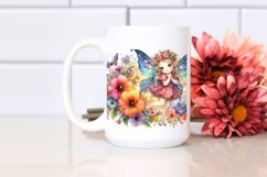 Colorful Cute Fairy Watercolor Product Image 2