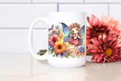 Colorful Cute Fairy Watercolor Product Image 2