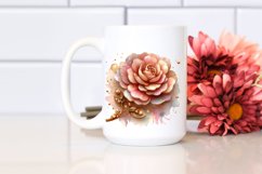 Glossy Golden Carnation Design Product Image 2