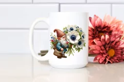 Digital Painting of Gnome with Anemone Bouquet Product Image 2