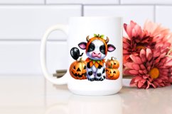 Cute Baby Cow Halloween | Sublimation | Clipart Product Image 2