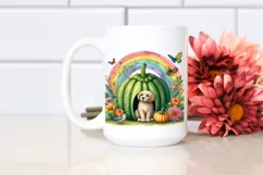 Dog House Rainbow Butterfly | Sublimation Clipart Product Image 2