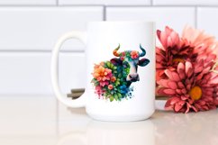 Abstract Vibrant Cow, PNG Product Image 2